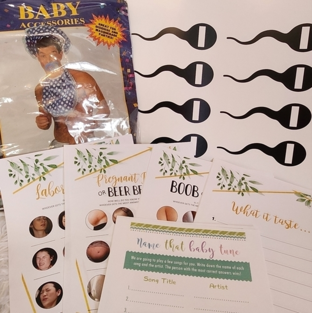 Homemade baby men‎ shower games